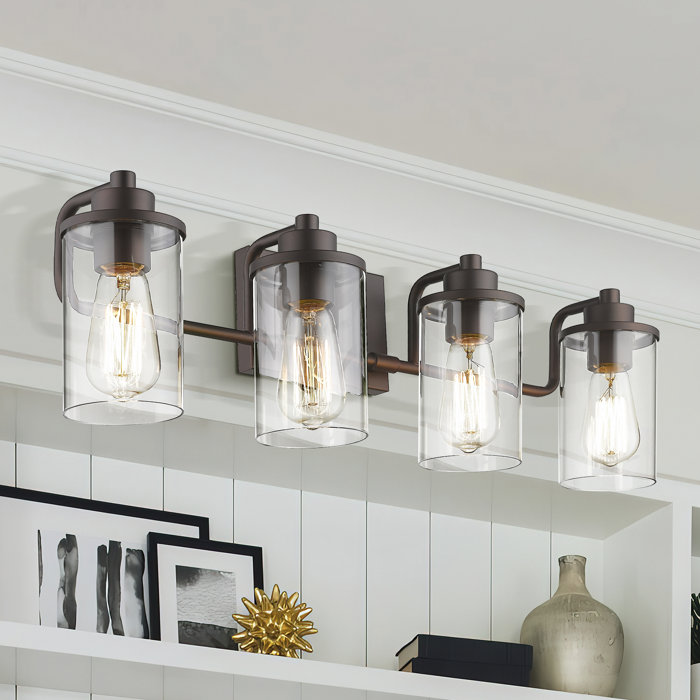 Longshore Tides Klothilde 4 Light Dimmable Vanity Light & Reviews